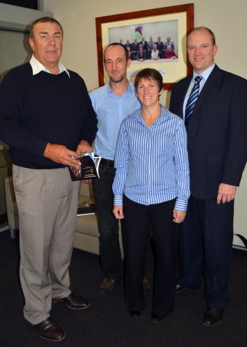 NSW Land and Water Commissioner, Jock Laurie; Richard Neville from the NSW Office of Water; Bronwen O’Dwyer from the NSW Office of CSG and Stephen Barry, Director of Environmental Sustainability and Mineral Resources NSW.