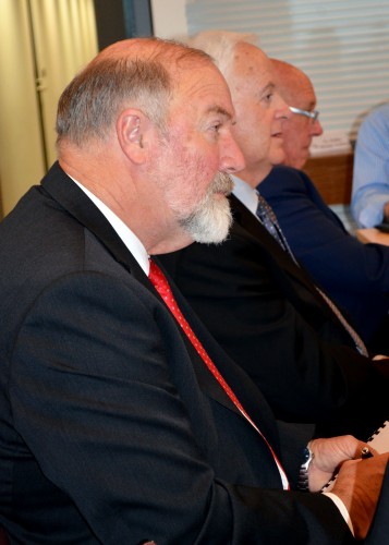 Issues focused at the recent meeting... Association of Mining Related Councils Chair Cr. Peter Shinton, Deputy Chair Cr. Chris Connor and Executive Member Cr. John Martin.